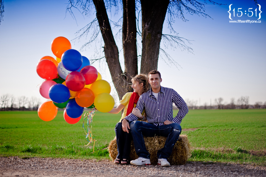 ottawa wedding photographer, engagement, balloons