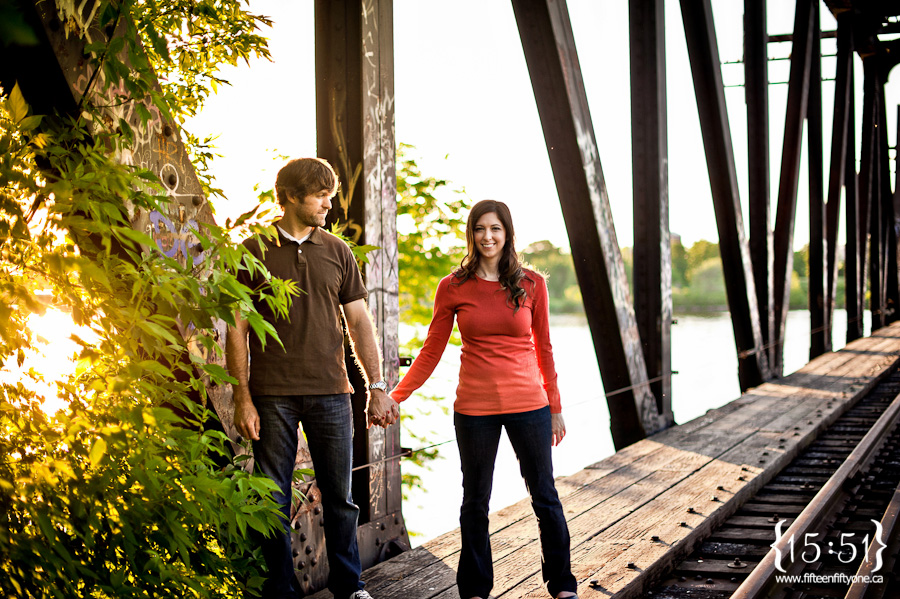 ottawa wedding photographer, engagement, prince of wales bridge, ottawa river, summer
