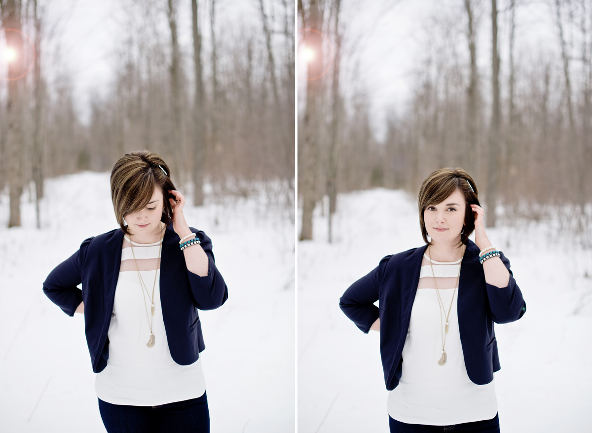 rustic, winter, engagement, kemptville