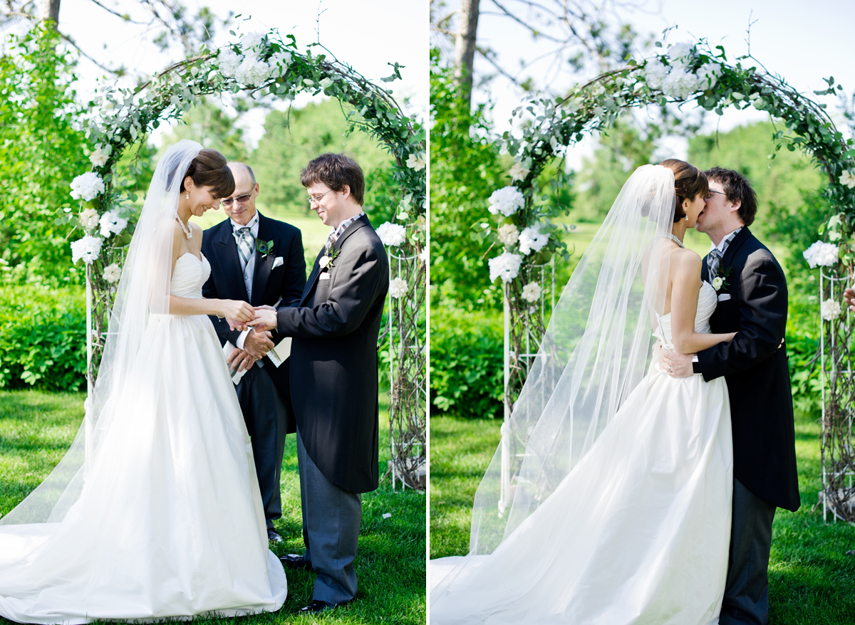 wedding, aylmer, rivermead golf and country club, ceremony, summer